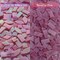 LITMIND Iridescent Glass Mosaic Tiles for Crafts, 240 Pieces 5 Shapes Mixed Pink Stained Glass Pieces, Mosaic Kits for Adults (Iridescent Pink)